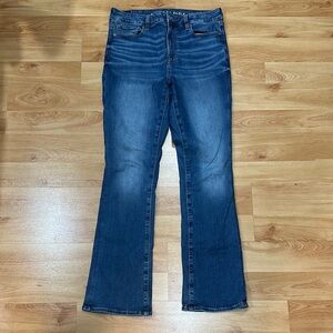 American Eagle Outfitters High Rise Dark Blue Jeans